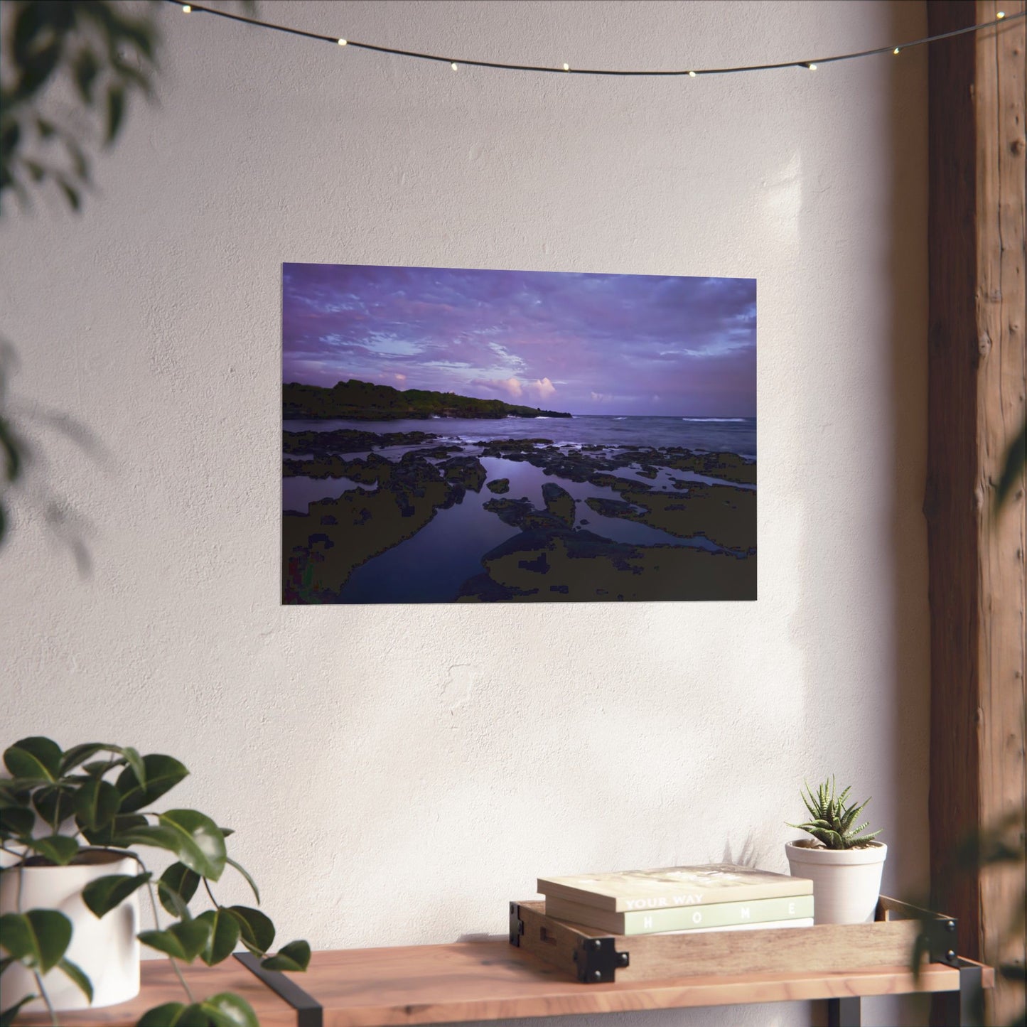 Purple Beach - Poster
